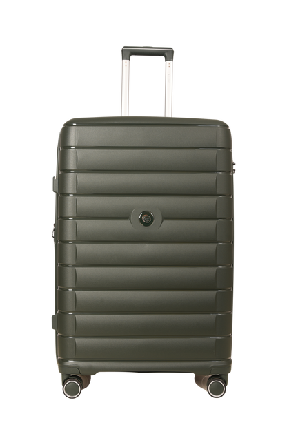 LUGGIT Kyoto  Luggage Set of 3 , Double zipper & Expandable  Design cabin ,Medium,Large