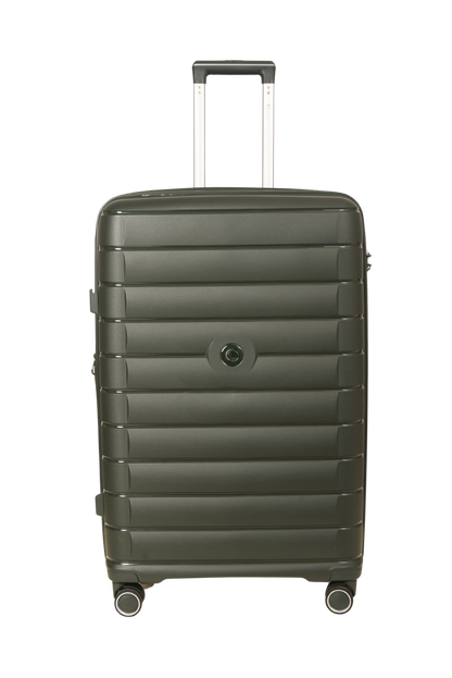 LUGGIT Kyoto  Luggage Set of 3 , Double zipper & Expandable  Design cabin ,Medium,Large