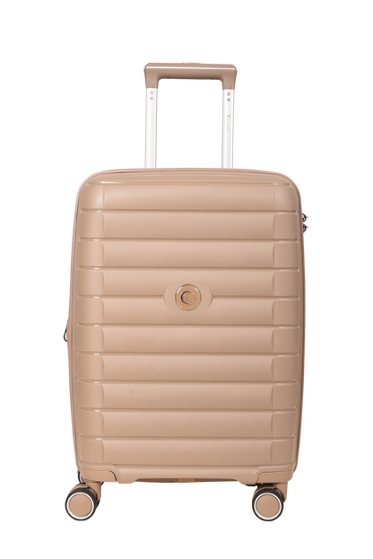 LUGGIT Kyoto  Luggage Set of 3 , Double zipper & Expandable  Design cabin ,Medium,Large