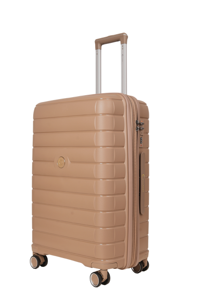 LUGGIT Kyoto  Luggage Set of 3 , Double zipper & Expandable  Design cabin ,Medium,Large