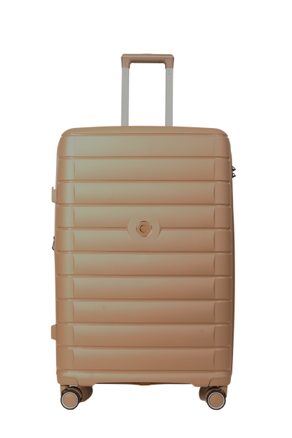 LUGGIT Kyoto  Luggage Set of 3 , Double zipper & Expandable  Design cabin ,Medium,Large