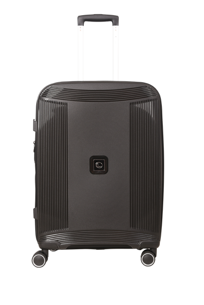 LUGGIT -Nagoya  luggage set of 3 Double zipper & Expandable  Design , Black