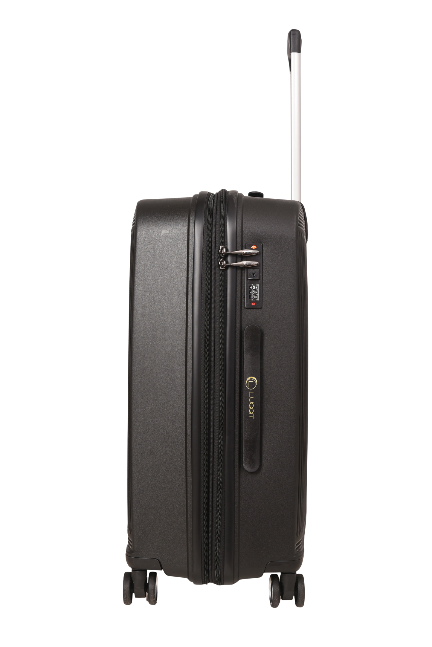 LUGGIT -Nagoya  Double zipper & Expandable  Design trolley bag Black