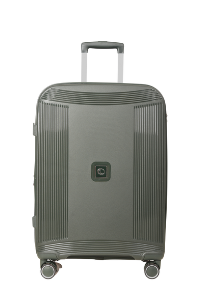 LUGGIT -Nagoya  luggage set of 3 Double zipper & Expandable  Design , Deep green
