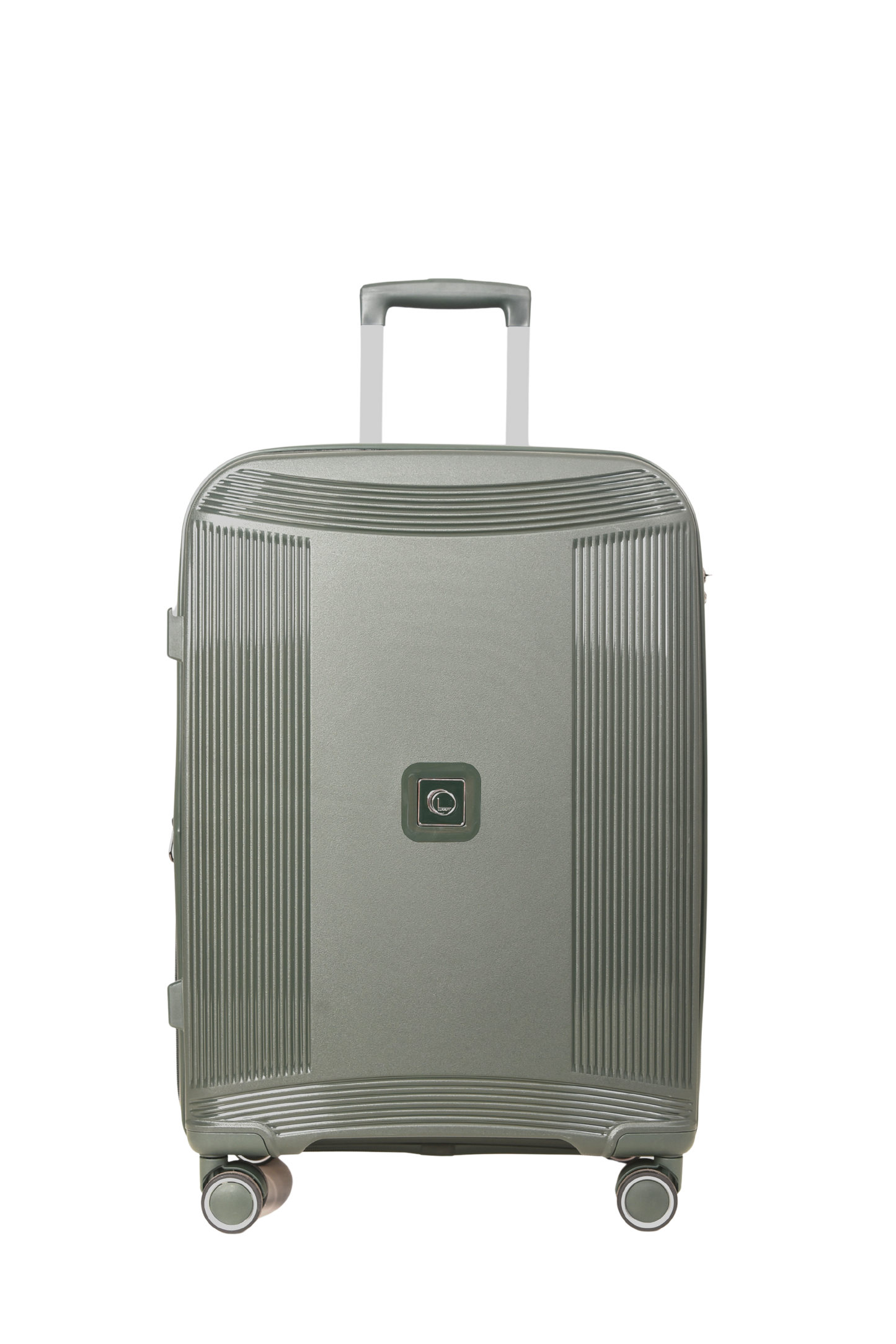 LUGGIT -Nagoya  luggage set of 3 Double zipper & Expandable  Design , Deep green
