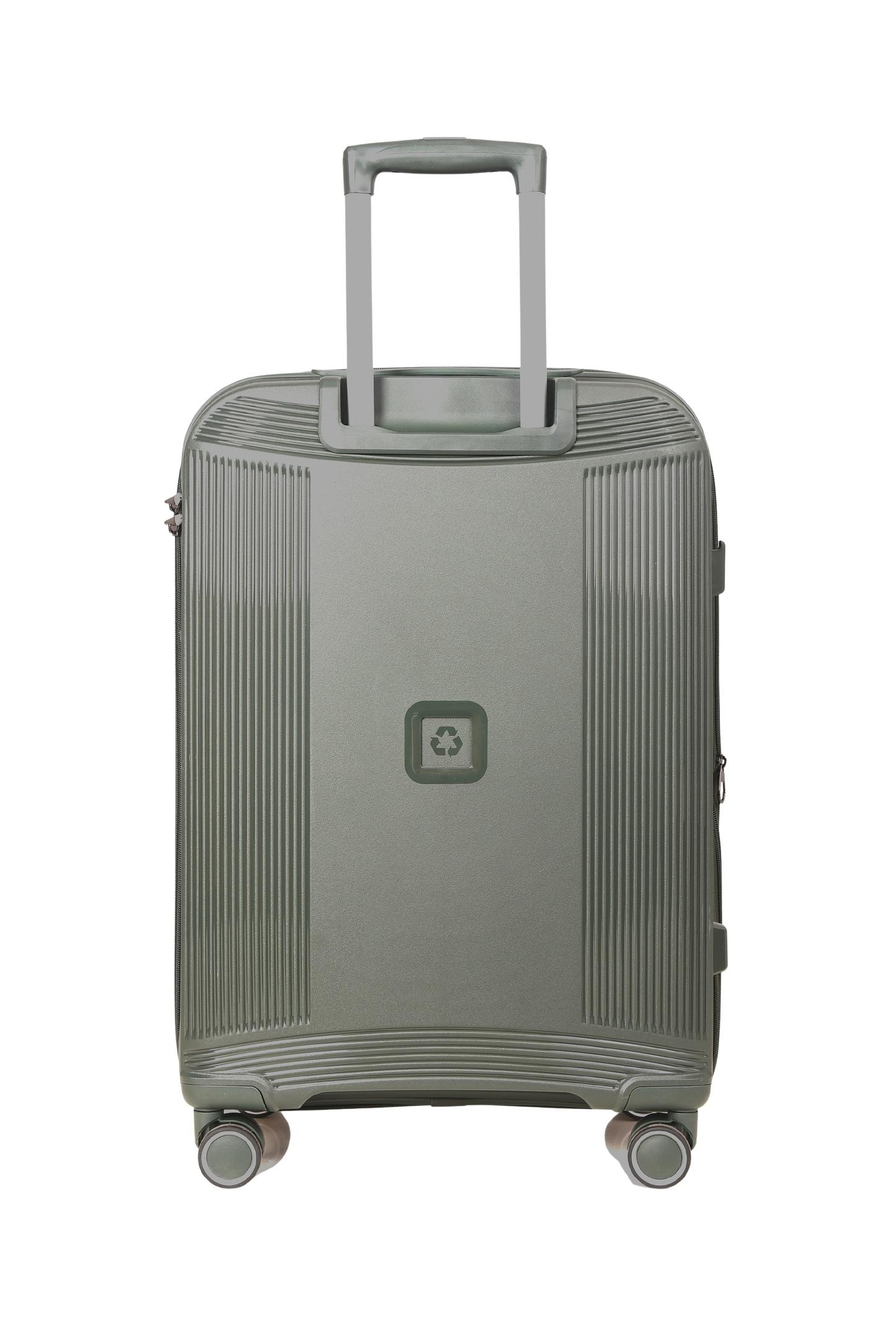 LUGGIT -Nagoya  luggage set of 3 Double zipper & Expandable  Design , Deep green
