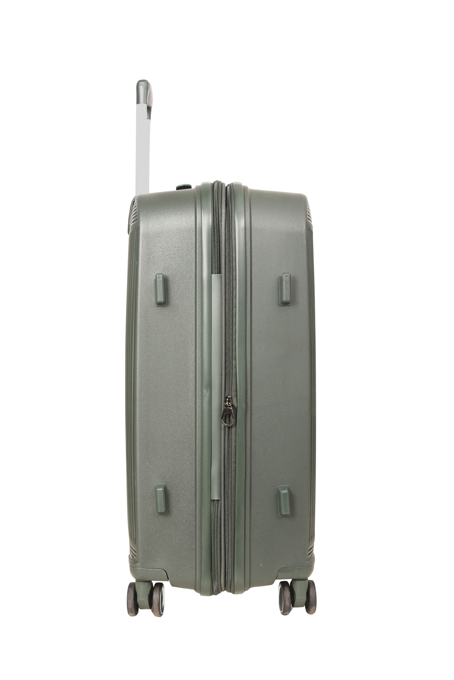 LUGGIT -Nagoya  luggage set of 3 Double zipper & Expandable  Design , Deep green