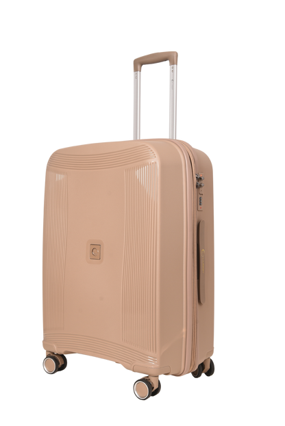 LUGGIT -Nagoya Double zipper & Expandable  Design Trolley bag Khaki