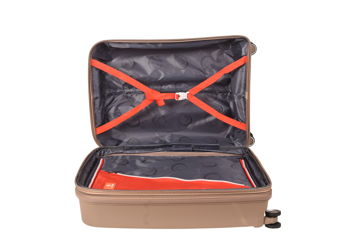 LUGGIT -Nagoya Double zipper & Expandable  Design Trolley bag Khaki