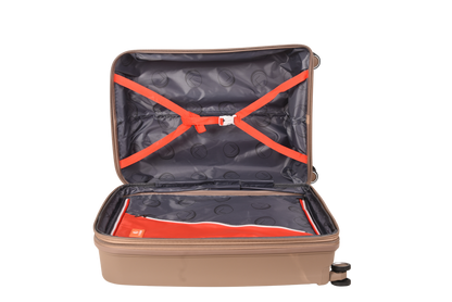 LUGGIT -Nagoya Double zipper & Expandable  Design Trolley bag Khaki