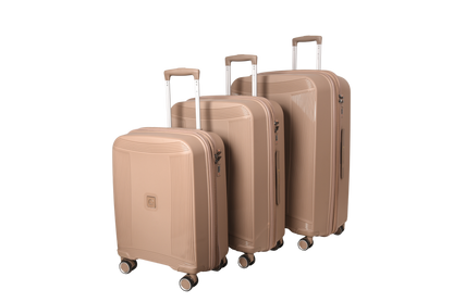 LUGGIT -Nagoya Double zipper & Expandable  Design Trolley bag Khaki