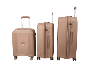 LUGGIT -Nagoya Double zipper & Expandable  Design Trolley bag Khaki