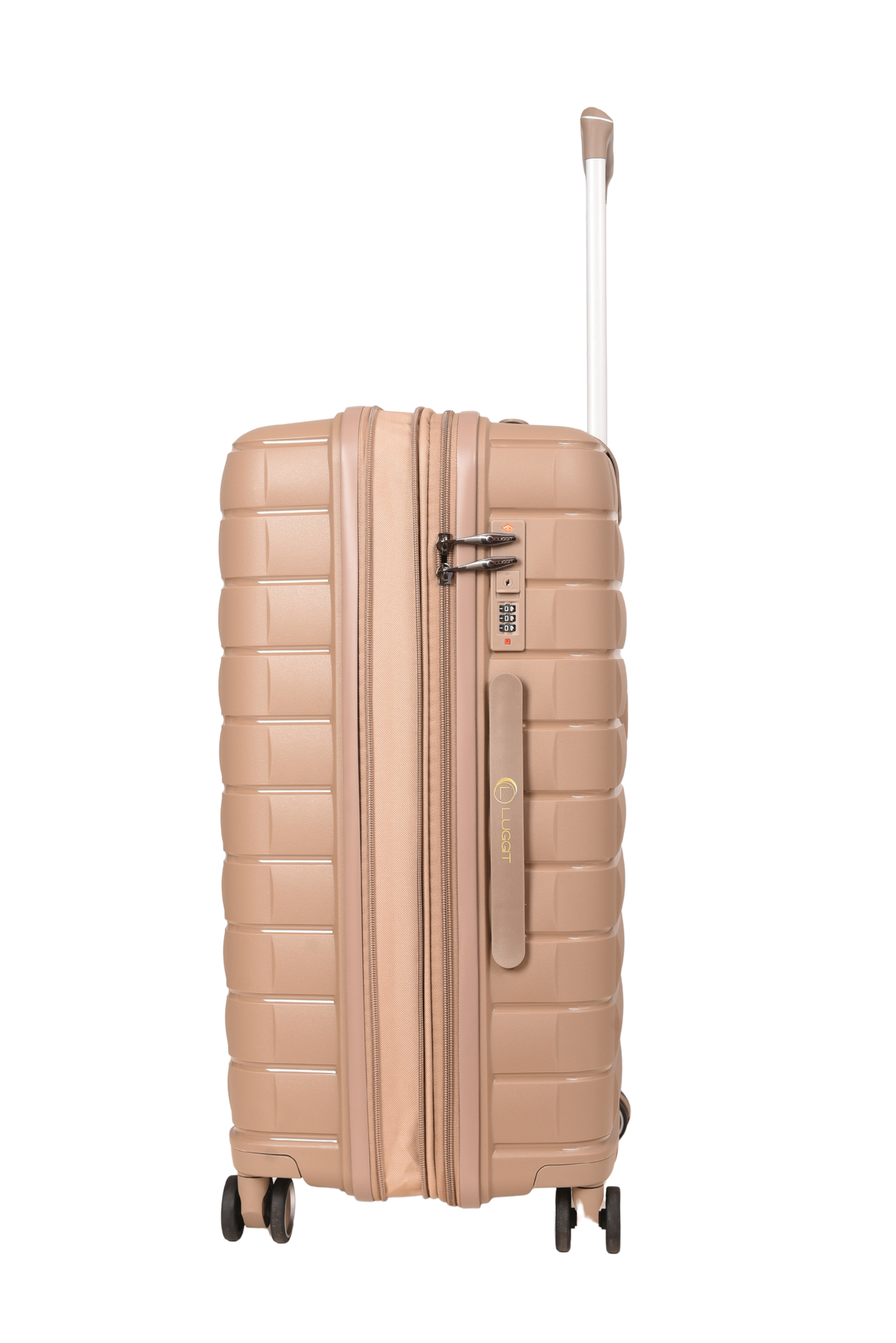 LUGGIT Kyoto  Luggage Set of 3 , Double zipper & Expandable  Design cabin ,Medium,Large
