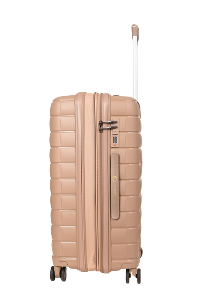 LUGGIT Kyoto  Luggage Set of 3 , Double zipper & Expandable  Design cabin ,Medium,Large