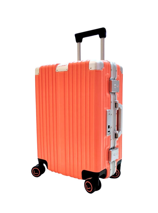 LUGGIT Smart "Pro MAX" Finger Print Unlock - With Triple Protection Cabin/Check-in Trolley Bag