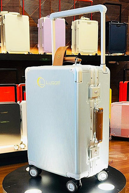 LUGGIT - Luxury Trolley bag -Silver-20"/24"