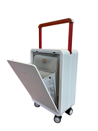 LUGGIT - Premium Executive-White -20" Cabin Trolley bag