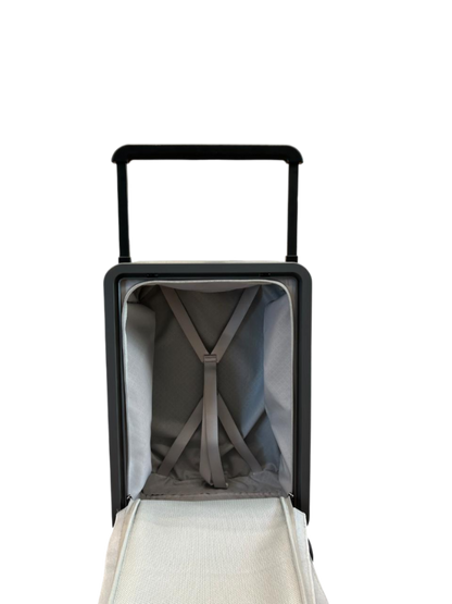 LUGGIT Premium Executive Front open trolley bag, Polycarbonate ,Grey