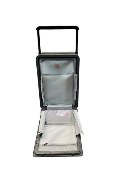 LUGGIT Premium Executive Front open trolley bag, Polycarbonate ,Grey