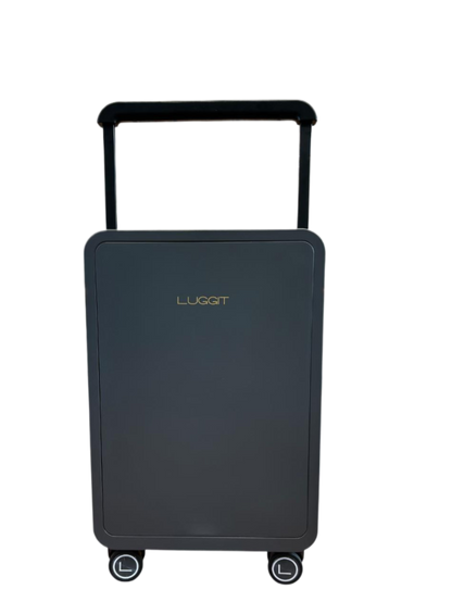 LUGGIT Premium Executive Front open trolley bag, Polycarbonate ,Grey