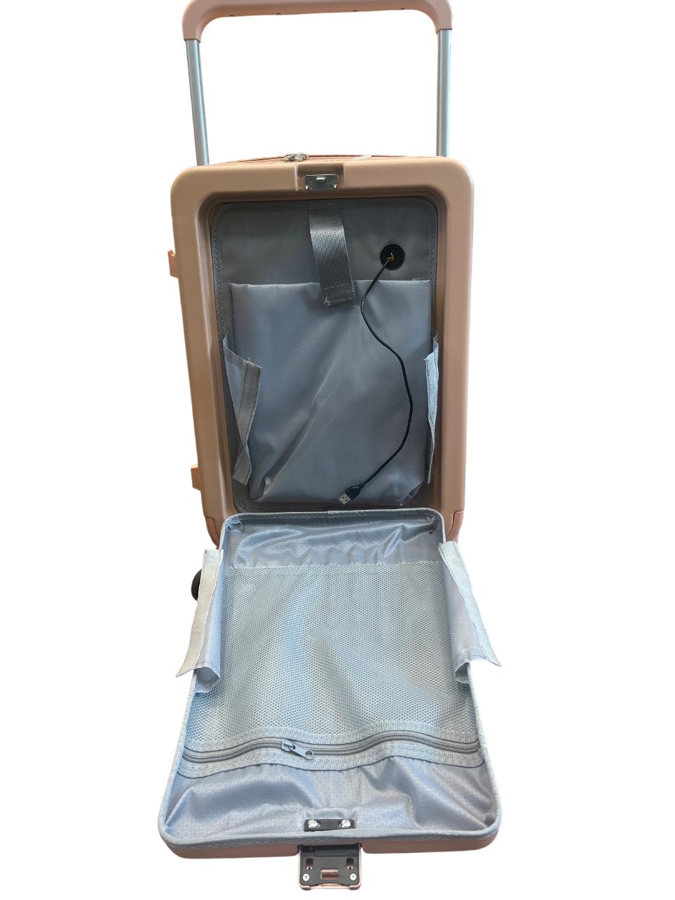 LUGGIT SFO -Cabin Trolley Bag , Front Opening