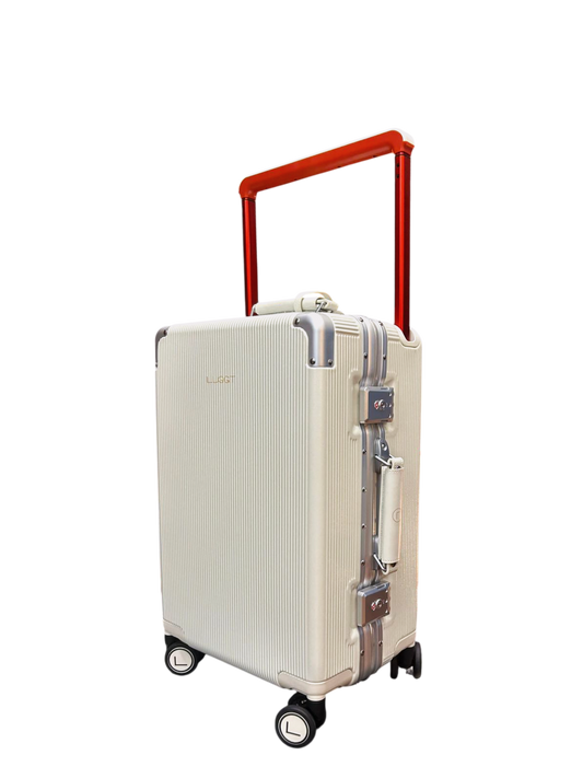 LUGGIT - Luxury - White -20" cabin Luggage