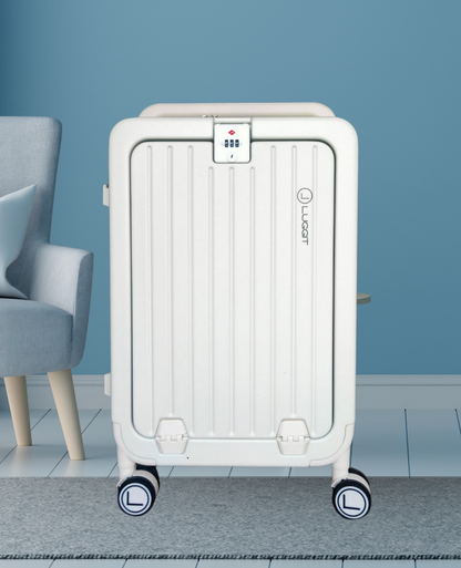 LUGGIT SFO -Cabin Trolley Bag , Front Opening