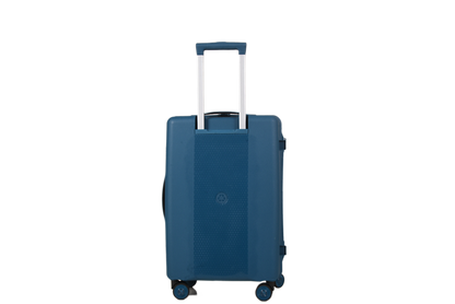 LUGGIT Osaka – 3-Piece Premium Trolley Luggage Set | Zipperless Design | TSA Lock- Petroleum Blue