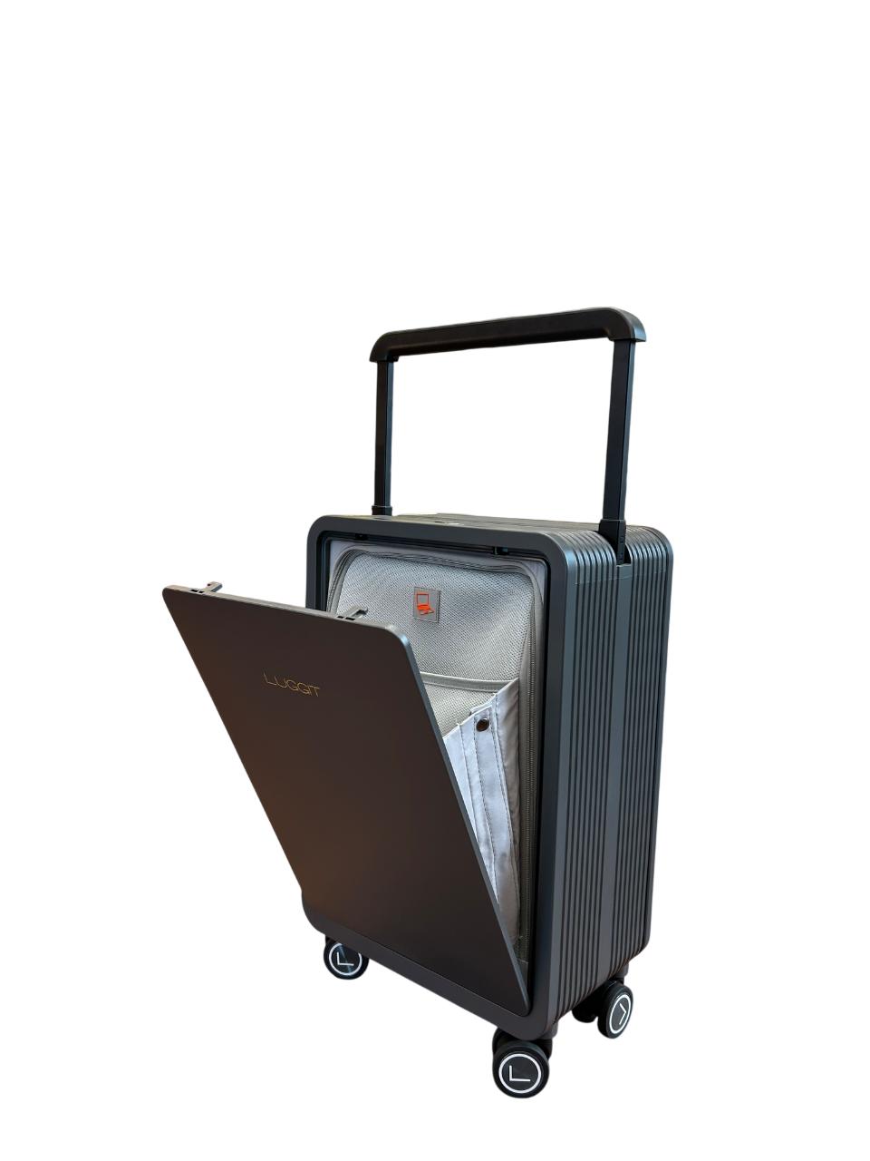 airport carry on suitcase modern business travel