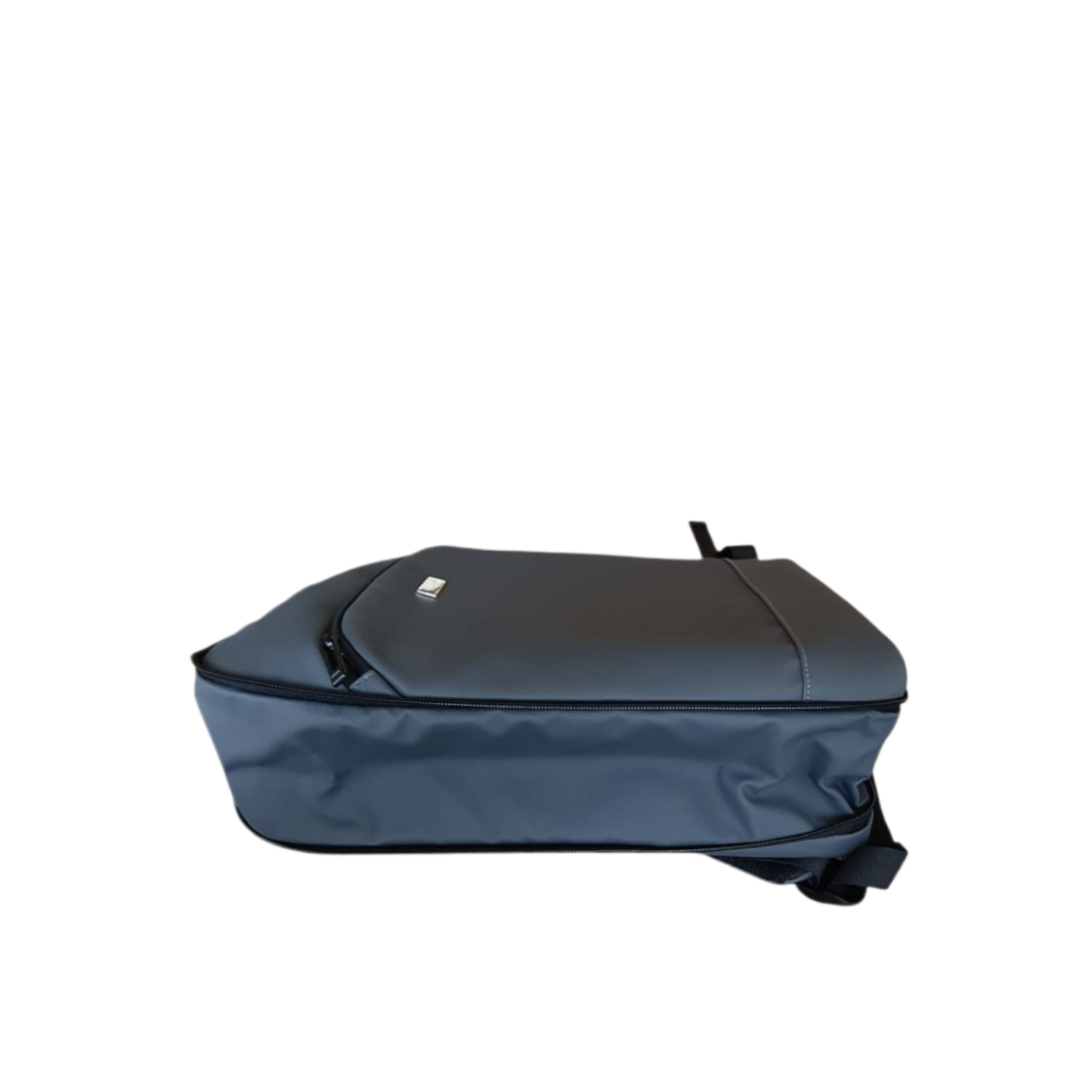 Black suitcase on a white background