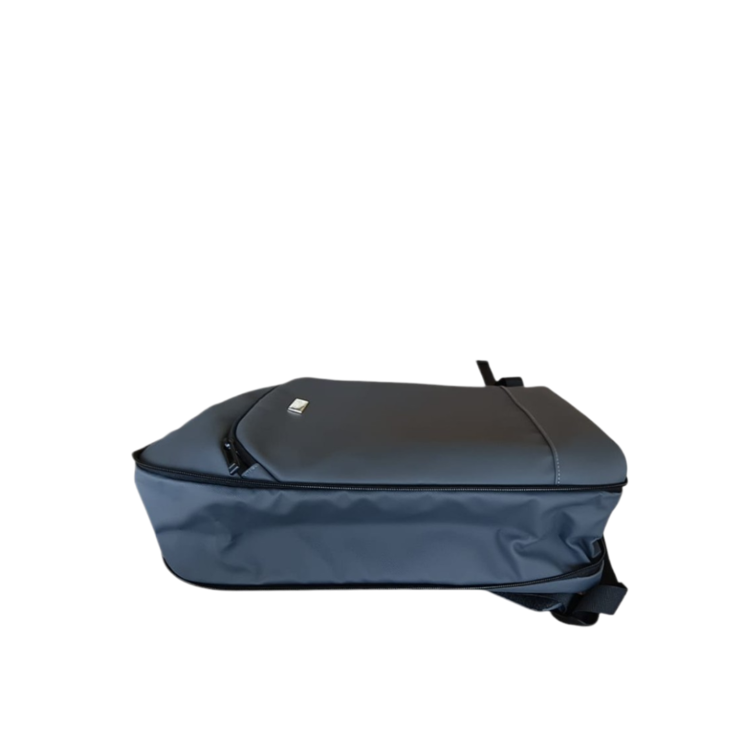 Black suitcase on a white background