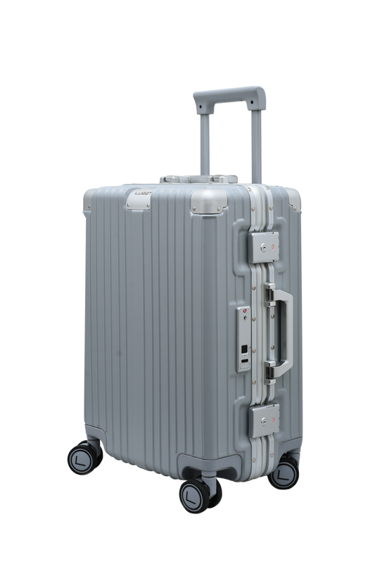 LUGGIT Smart Pro Max Fingerprint Cabin/check in luggage – 20"/24" (Grey)