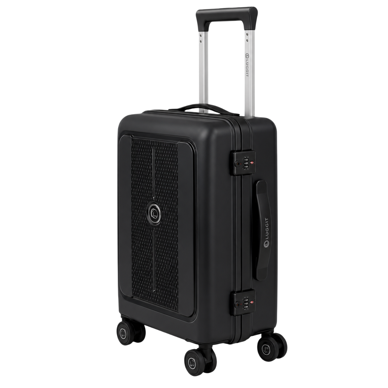 LUGGIT Tokyo – 3-Piece Premium Trolley Luggage Set | Zipperless Design | TSA Lock -Black