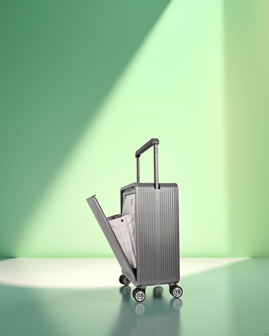 LUGGIT - Premium Executive-Grey-20" Cabin Luggage