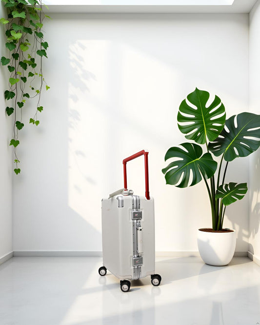 LUGGIT - Luxury - White -20" cabin Luggage