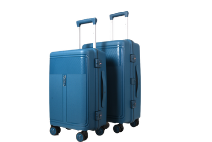 LUGGIT Osaka – 3-Piece Premium Trolley Luggage Set | Zipperless Design | TSA Lock- Petroleum Blue