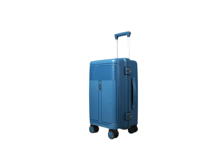 LUGGIT Osaka – 3-Piece Premium Trolley Luggage Set | Zipperless Design | TSA Lock- Petroleum Blue