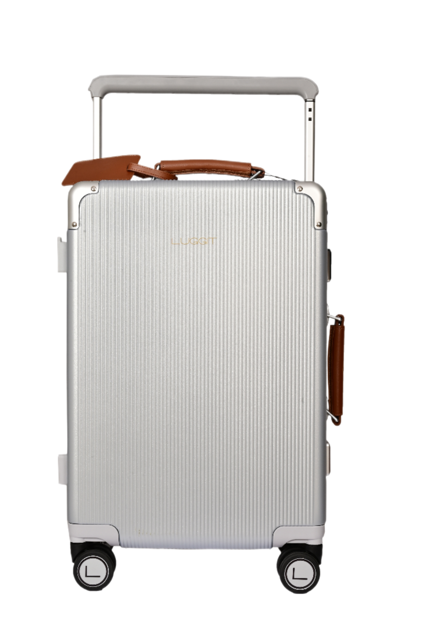 LUGGIT - Luxury Trolley bag -Silver-20"/24"