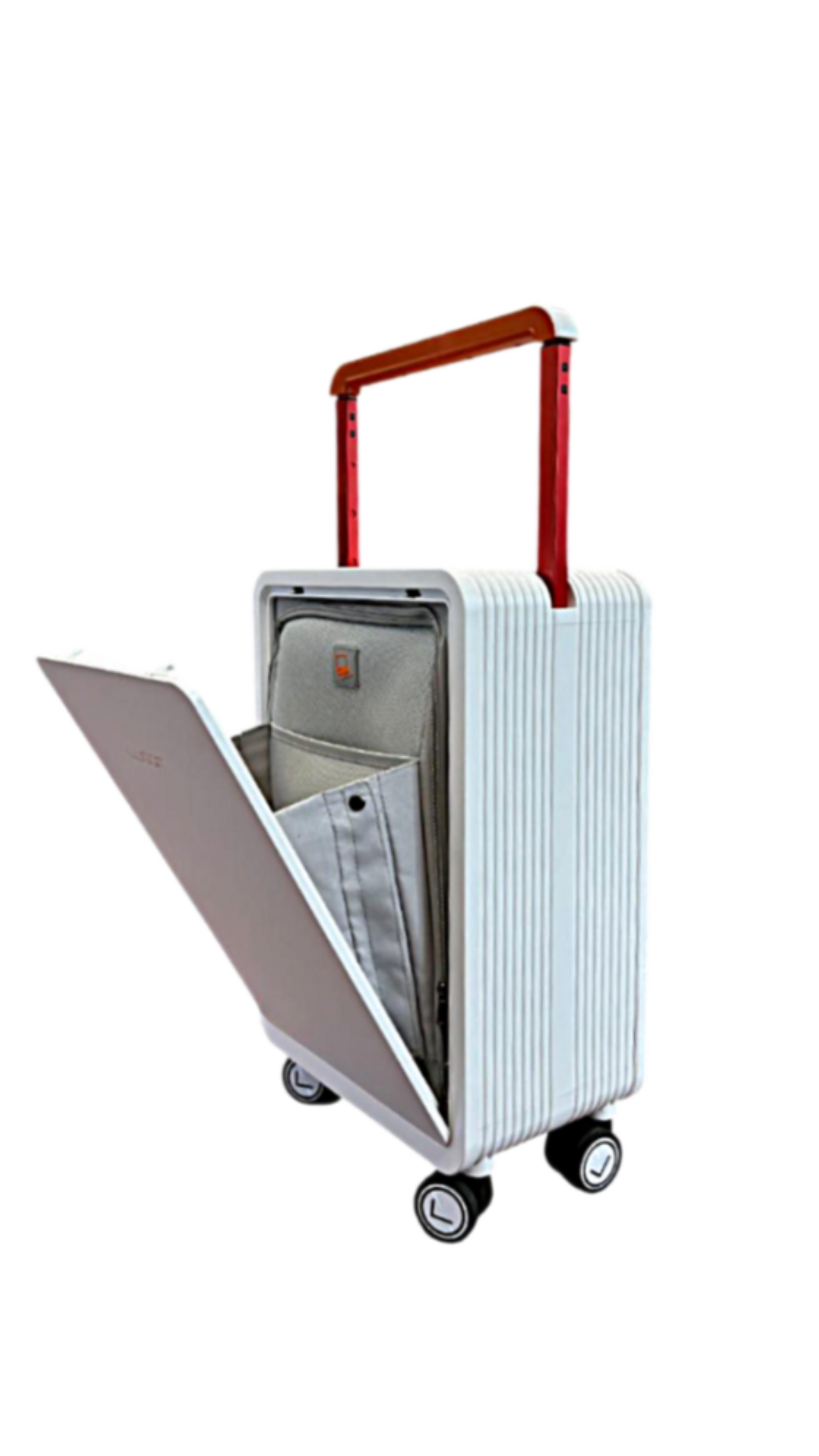 polycarbonate front opening cabin suitcase 20 inch