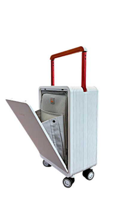 polycarbonate front opening cabin suitcase 20 inch