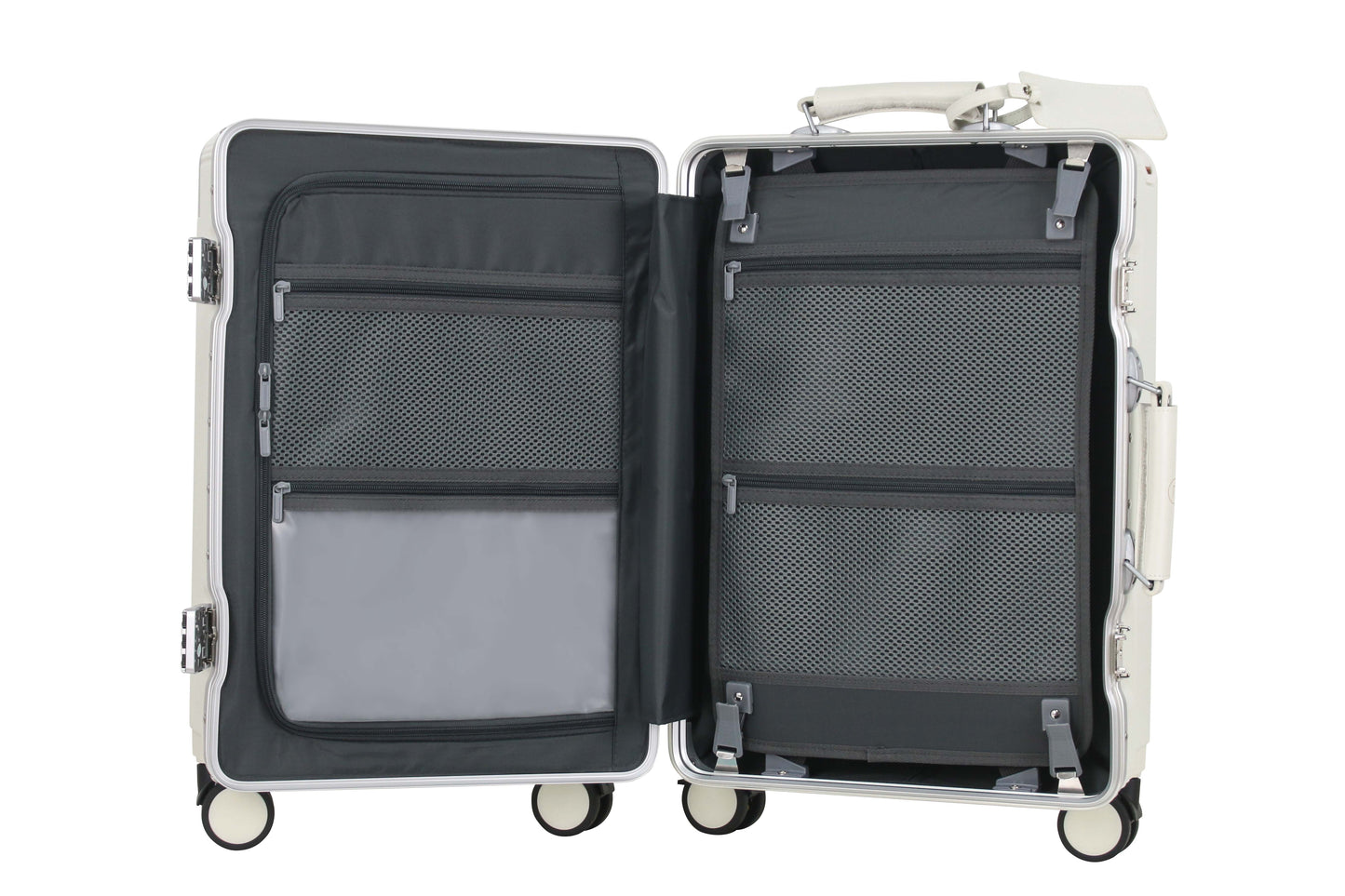 LUGGIT - Luxury - White -20" cabin Luggage