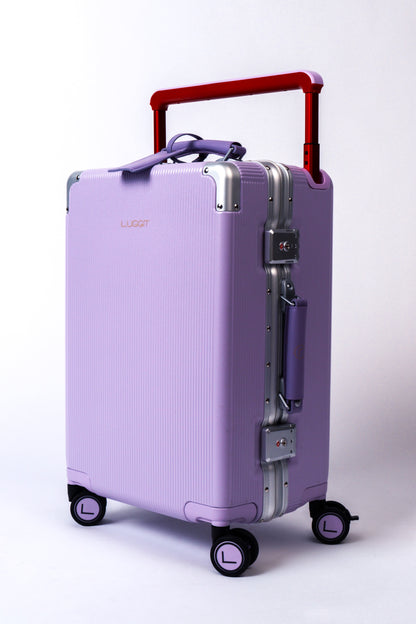 LUGGIT - Luxury 20" Cabin  Luggage Purple