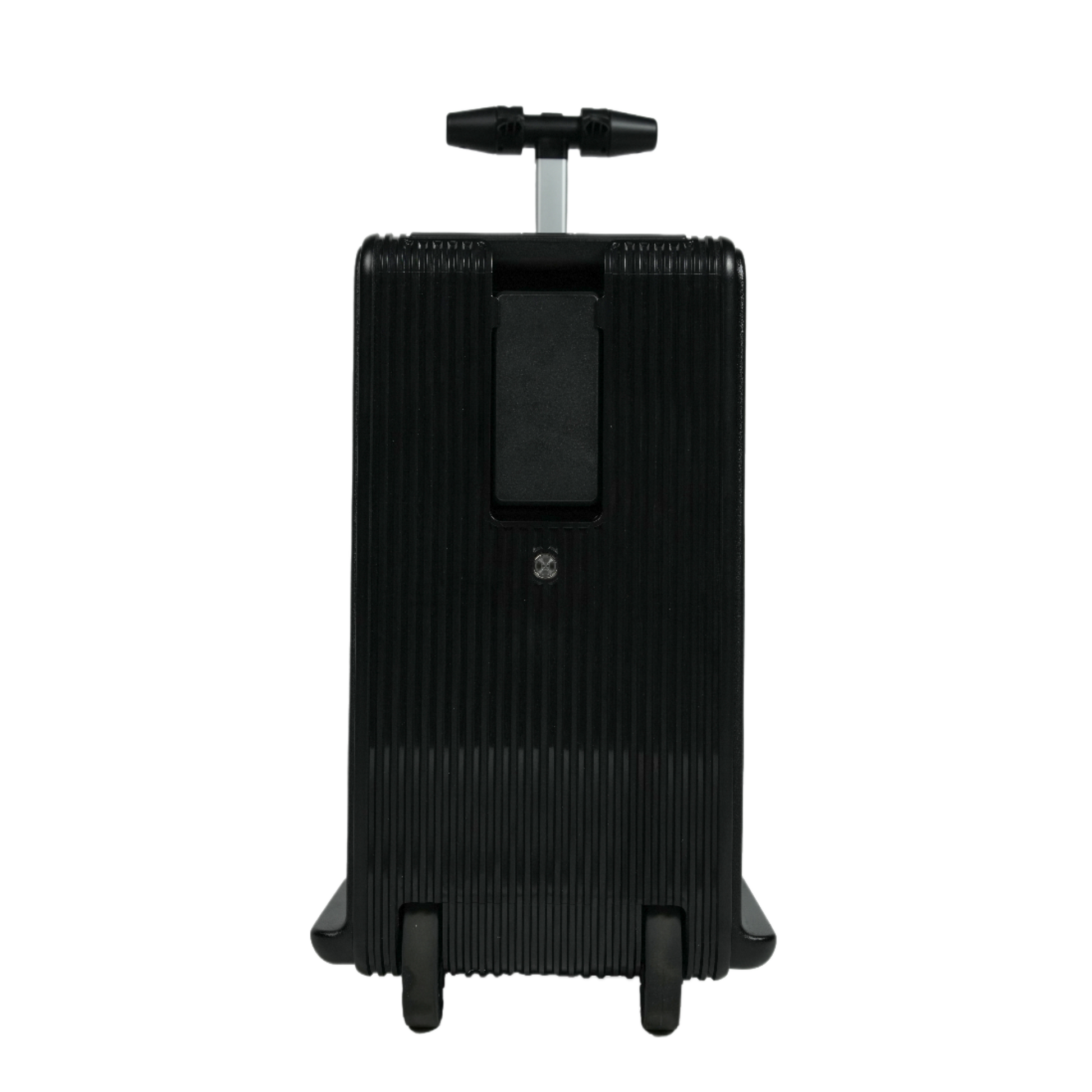 Black suitcase with wheels luggit