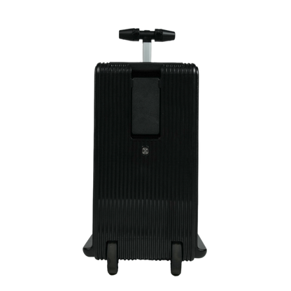 Black suitcase with wheels luggit