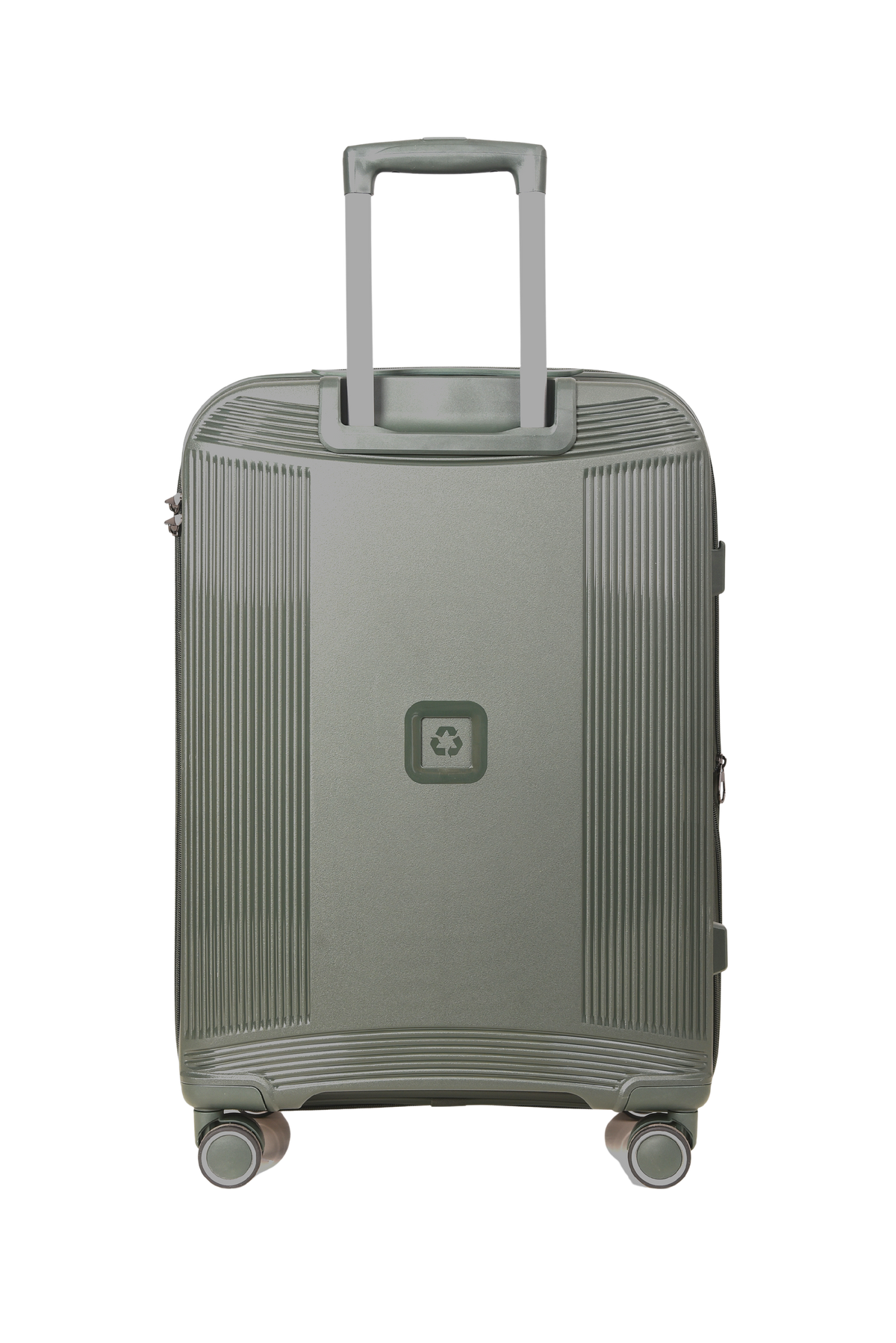 LUGGIT -Nagoya luggage Double zipper & Expandable Design cabin , medium large deep green