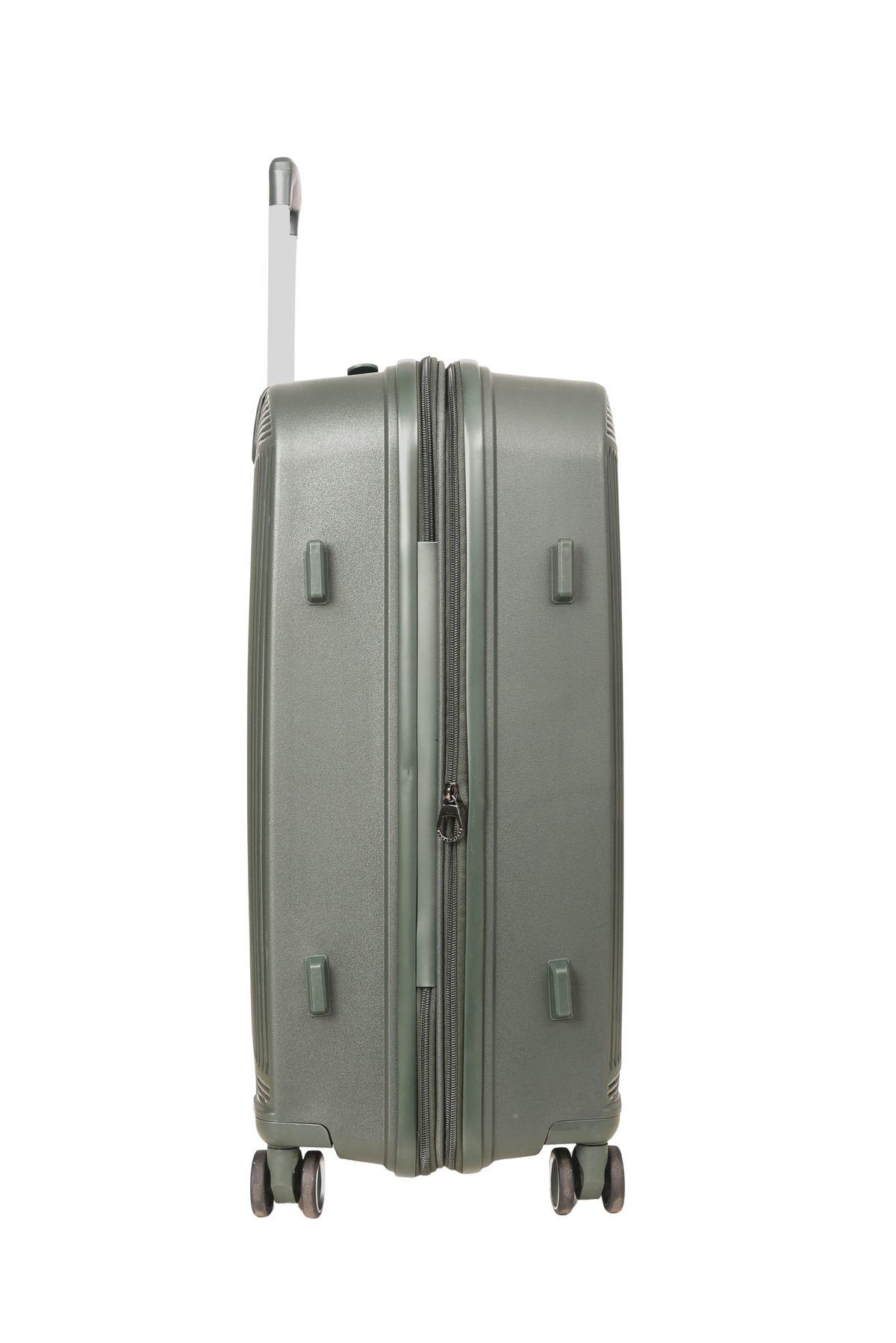 LUGGIT -Nagoya luggage Double zipper & Expandable Design cabin , medium large deep green