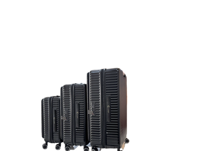 LUGGIT SFO 2.0 Premium Trolley Bag ,SmartView Wide Opening Design,TSA Lock, Polycarbonate Hard Shell, Black