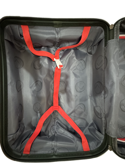 LUGGIT -Nagoya  Double zipper & Expandable  Design trolley bag Black