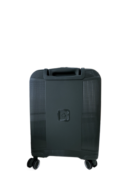 LUGGIT -Nagoya  Double zipper & Expandable  Design trolley bag Black