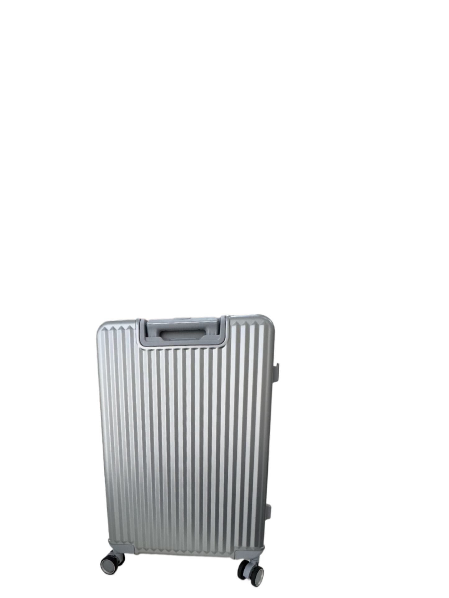 LUGGIT SFO 2.0 Premium Trolley Bag ,SmartView Wide Opening Design,TSA Lock, Polycarbonate Hard Shell,Grey